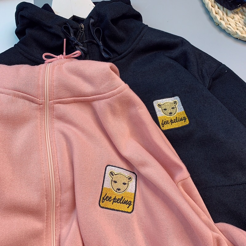 AK11_Áo Khoác Bomber_Tay Cánh Dơi Phồng Phom Rộng_Chất Nỉ Bông Ngoại Nhập Không Xù Lông_Hàng May 2 Lớp Nón Siêu Kute