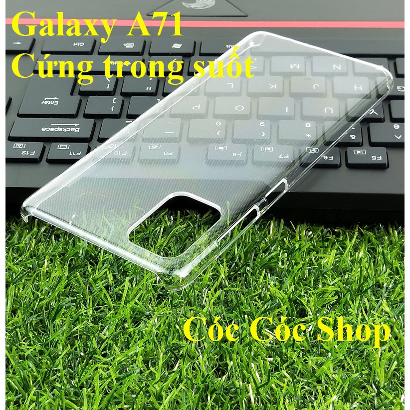 Ốp lưng Sam sung Galaxy A31/ A51/ A71 nhựa CỨNG TRONG SUỐT/ CỨNG NHÁM MỜ | BigBuy360 - bigbuy360.vn