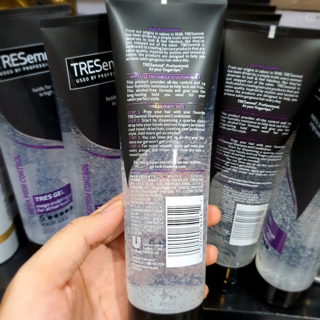 Gel vuốt tóc TRESemme Extra Hold 4 - Maga Hold 5