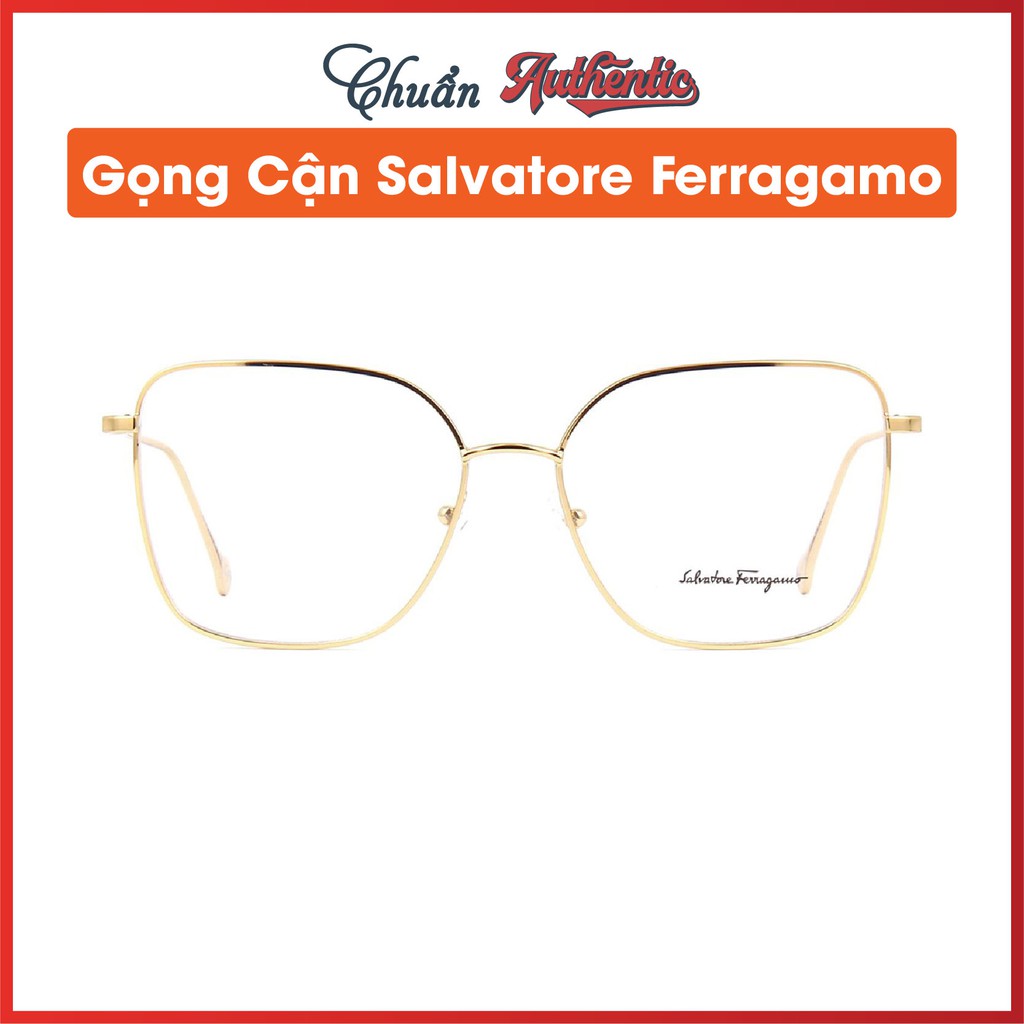 Gọng Cận Salvatore Ferragamo SF2176 (756) Yellow Gold (57-16-140) Gọng cận kim loại viền vàng