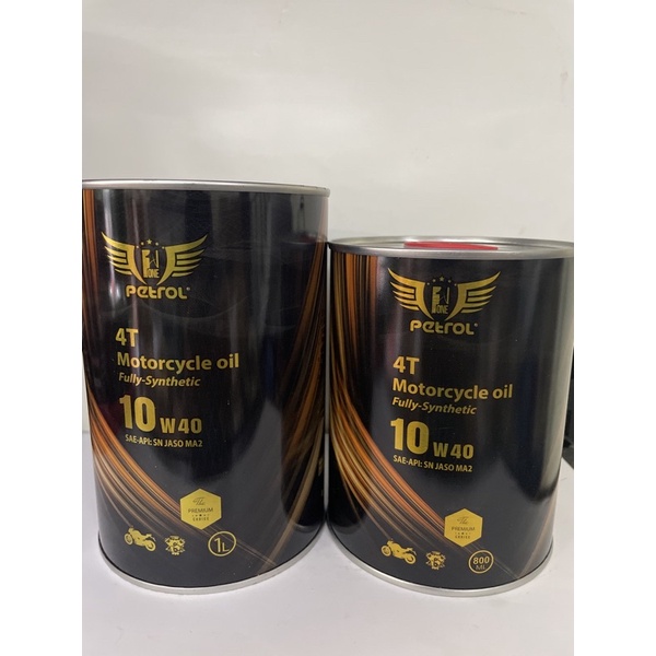 Nhớt Petrol One 100% Tổng hợp 10W40 1L - 800ml Nhập khâu UAE