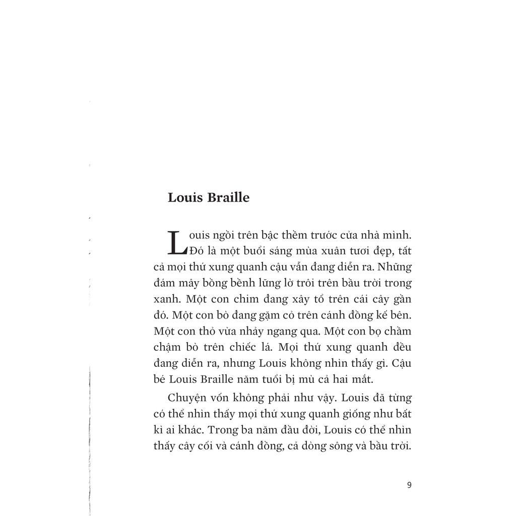 Sách Louis Braille – Cậu bé phát minh ra sách dành cho người mù