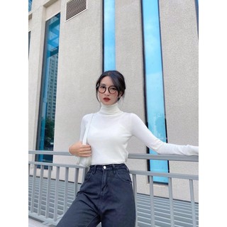 ÁO LEN CỔ LỌ GIỮ NHIỆT (ảnh thật/sẵn/video)