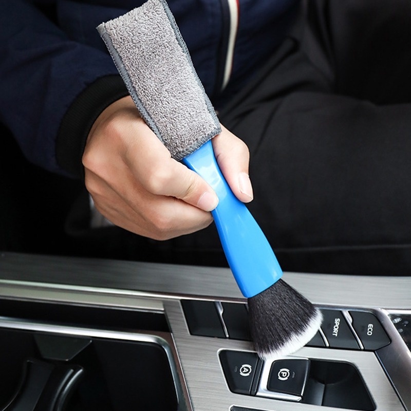 Bàn Chải Hai Đầu Vệ Sinh Máy Điều Hòa Xe Hơi Đa Năng Tiện Dụng