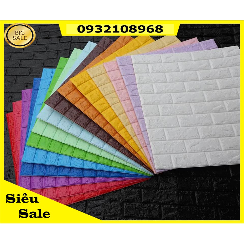 [ Được Chợn Mẫu ] XỐP DÁN TƯỜNG Giả Gạch 3D Khổ Lớn / Cách Âm Chống ẨM Mốc | BigBuy360 - bigbuy360.vn