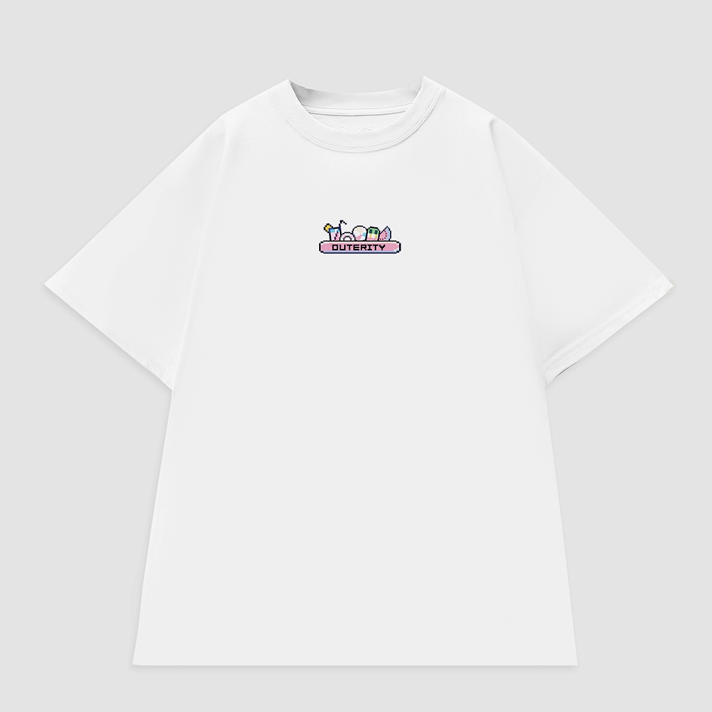 Áo Thun Nam Nữ OUTERITY Icon Unisex - Kiểu áo phông form rộng tay lỡ Ulzzang Nelly - Leevin Store