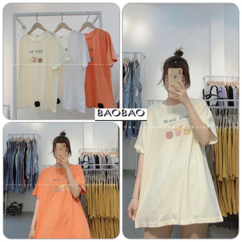 Áo Thun Nữ Form Rộng Taste - BaoBao.Clothing [FREESHIP] - Áo phông Ulzzang nữ cổ tròn họa tiết Long Nose