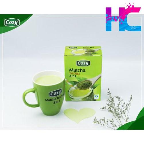 Trà Sữa Cozy Matcha 3in1 hộp 18 gói