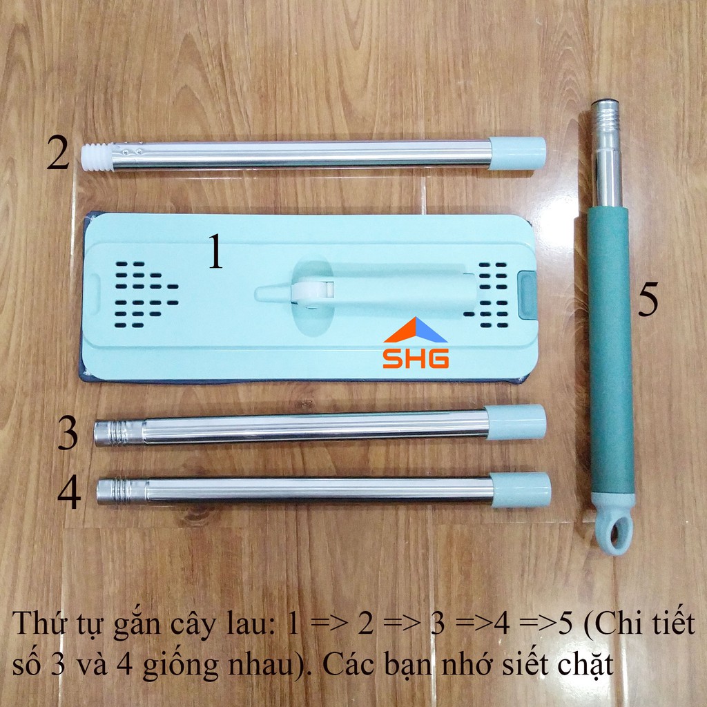 {SUSAM STORE} BỘ LAU NHÀ MĂM CHỮ NHẬT DÁNG ELIP CAO CẤP, HAI NGĂN GIẶT VÀ VẮT ĐỘC LẬP, CỰC KHÔ SIÊU SẠCH