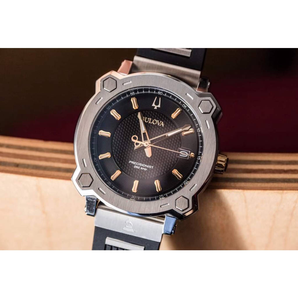 Đồng hồ nam Bulova Precisionist Men's Special Grammy Edition  98B319 chính hãng