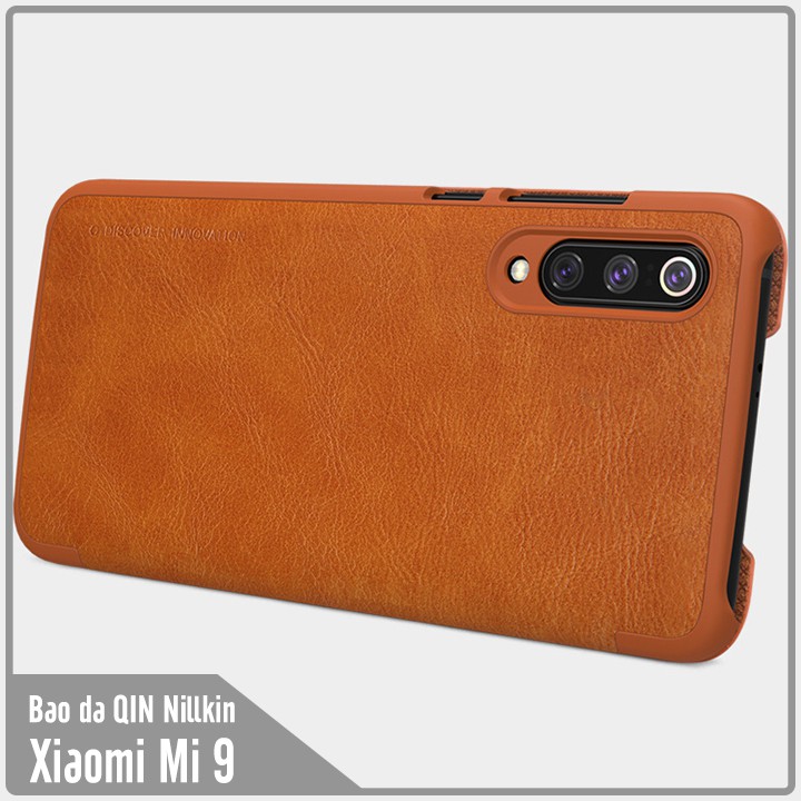 Bao da Cao cấp Nillkin QIN cho Xiaomi Mi9