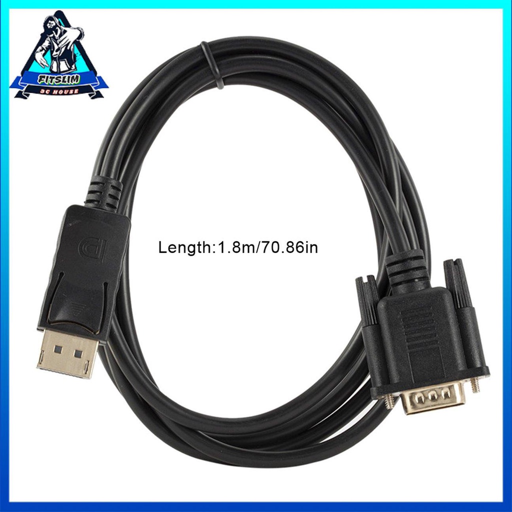 Bộ chuyển đổi Displayport sang Vga chuyển đổi đầu cắm Dp sang cổng Vga hiển thị 1080P