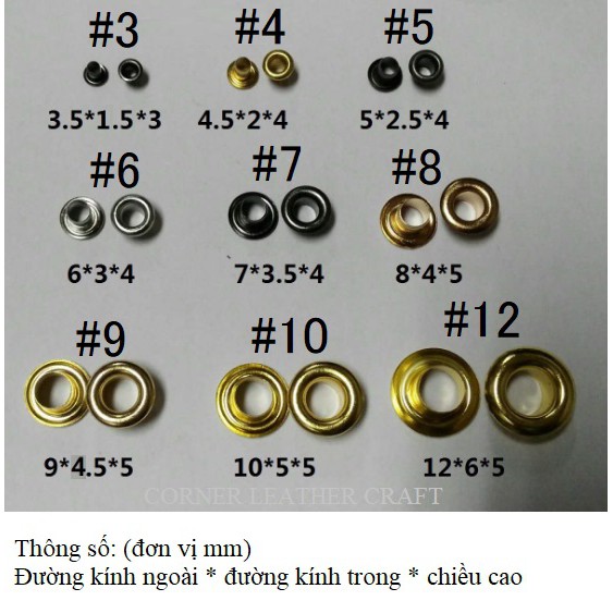 50 bộ ORE chất liệu đồng
