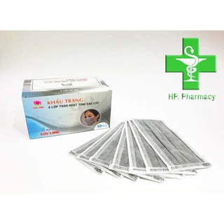 Hộp 50 Chiếc Khẩu Trang 4 Lớp Kháng Khuẩn Cửu Long - Vitimask