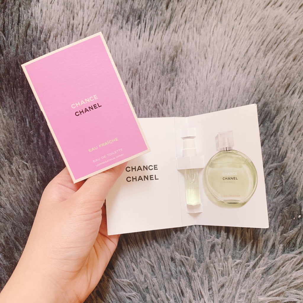 Vial nước hoa Chanel Chance eau fraiche Eau de Toilette Spray 1,5ml - Nước  hoa mini 