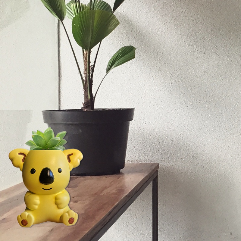 Khuôn Silicon Làm Chậu Hoa Hình Gấu Koala Dễ Thương