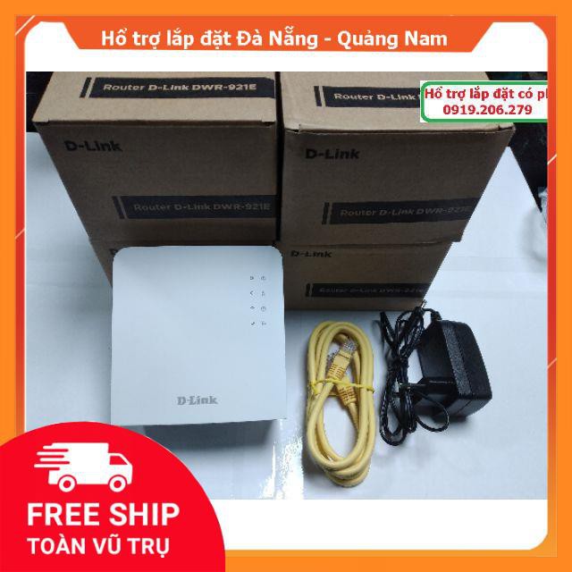 Bộ phát Wifi 3G/4G D-Link DWR - 921E kết nối được đến 32 thiết bị dùng cho xe khách, tàu biển...