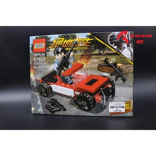 ĐỒ CHƠI LẮP GHÉP NON LEGO PUBG OTO RED 6969