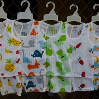Sét 5 bộ cotton giấy ba lỗ