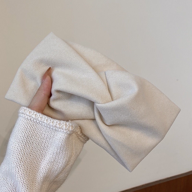 Băng Đô Cài Tóc Bản Rộng Phong Cách Hàn Quốc Đơn Giản Cho Nữ