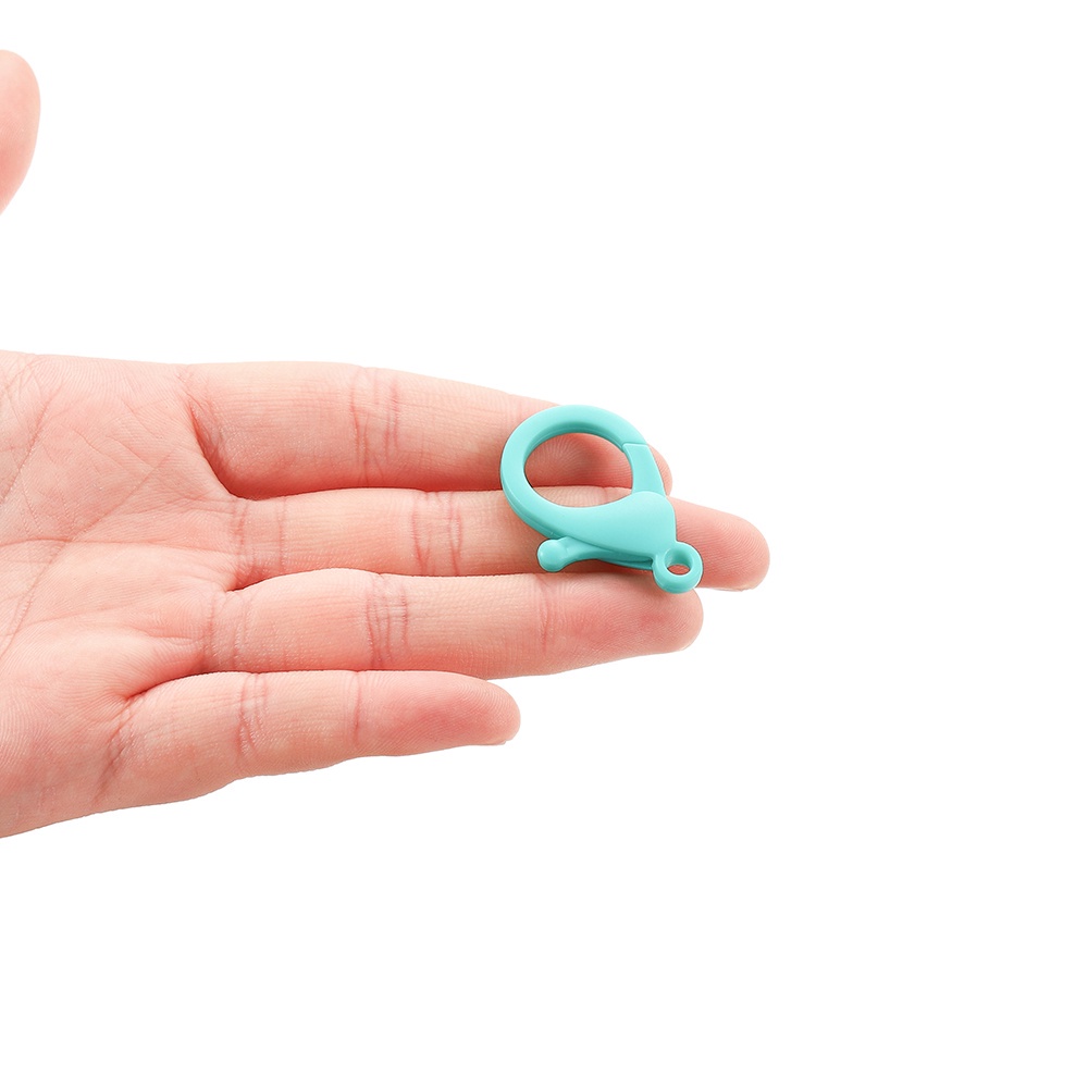 Set 10 Móc Càng Cua Bằng Nhựa Nhiều Màu Sắc Dùng Để Làm Đồ Trang Sức Diy