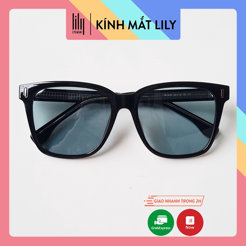 Kính Râm Nam Nữ Lilyeyewear Mắt Vuông To Chống Uv400 Màu Sắc Thời Trang 1925