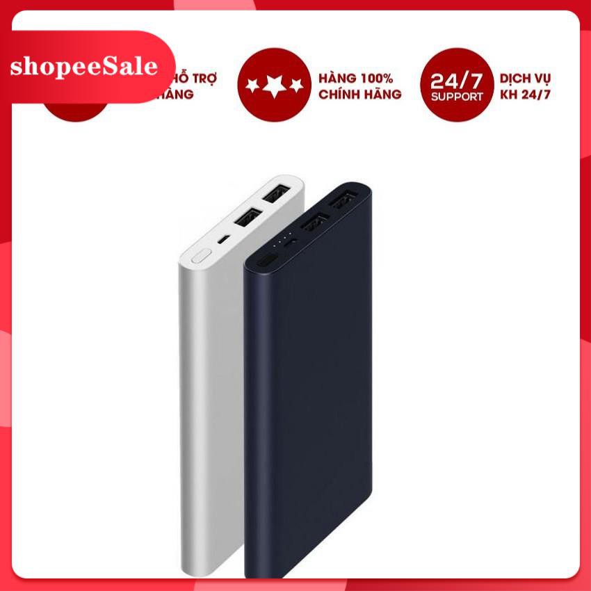 Pin sạc dự phòng Xiaomi 2S 10000mAh (Gen 2 New - màu bạc)