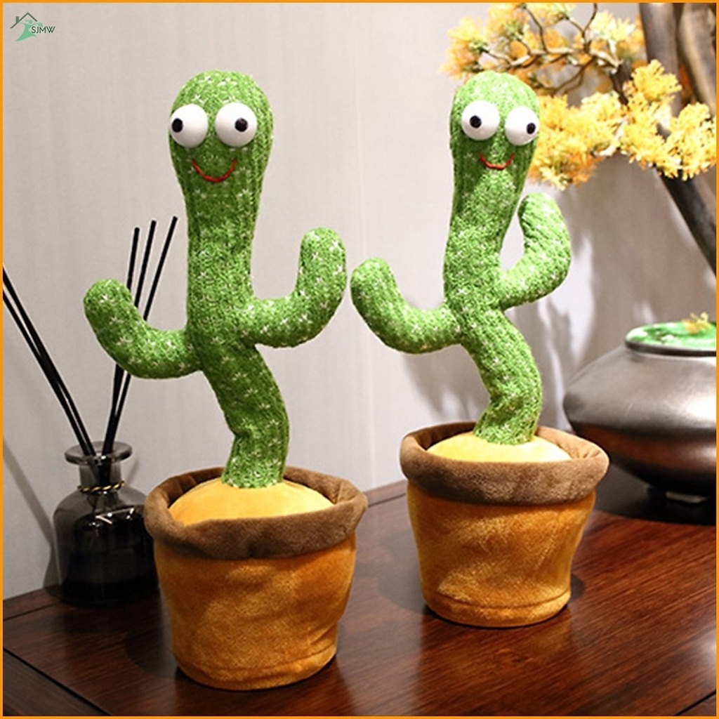 Cây Xương Rồng nhồi bông khiêu vũ,biết Nhảy Múa,có nhạc 120 Bài Hát và Biết Nhại Lại Tiếng Người