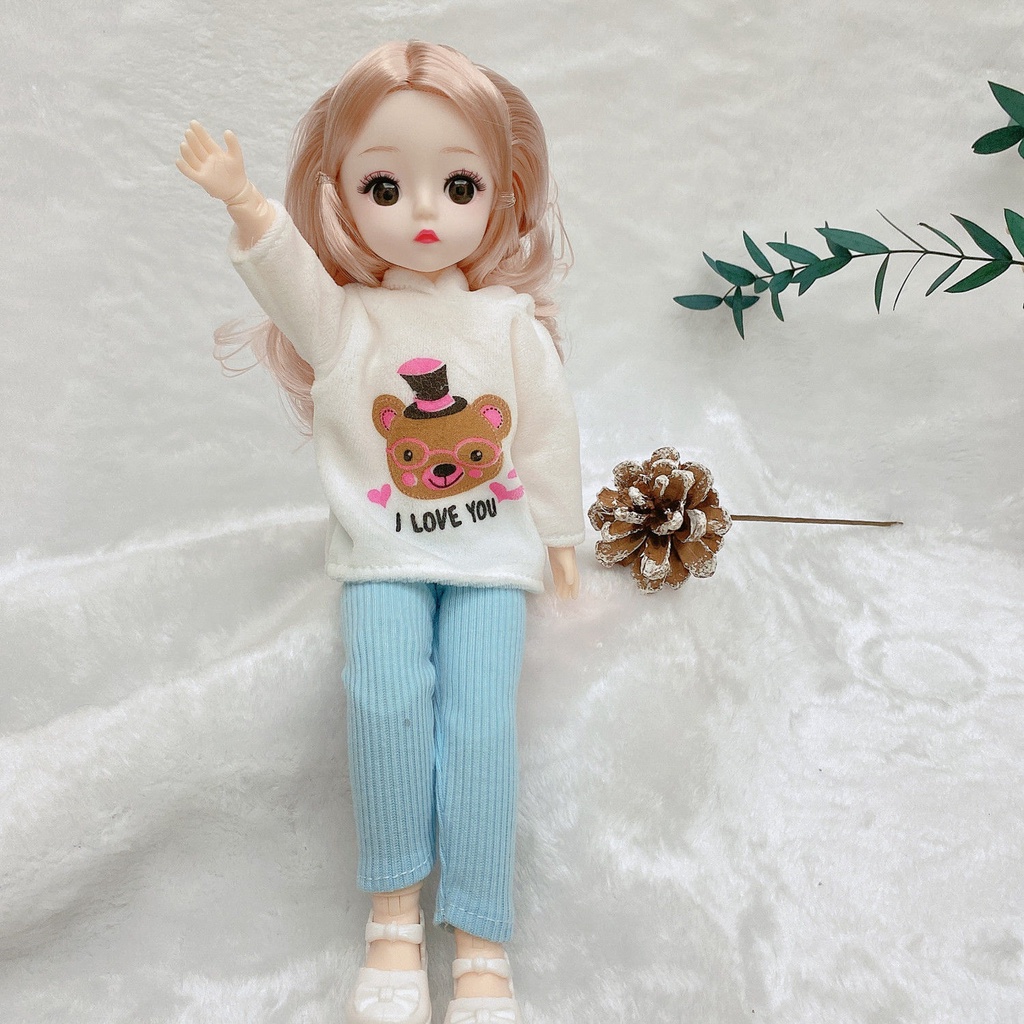 Búp Bê Công Chúa Barbie 30cm Cho Bé Gái