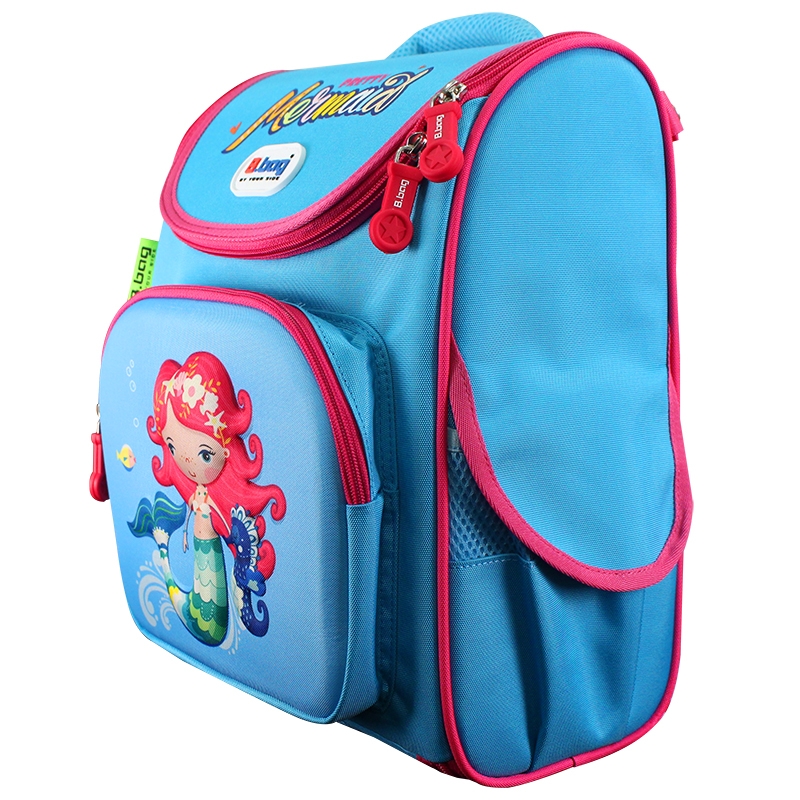 Ba Lô Chống Gù Genius Box F2-Mermaid B-12-108 Xanh Nhạt - B.bag