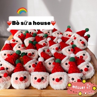 Các mẫu móc khoá thú bông len noel