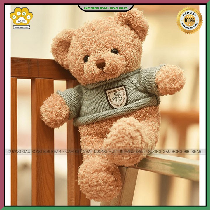 Gấu bông teddy head tales siêu đẹp bông gòn cao cấp size 40cm