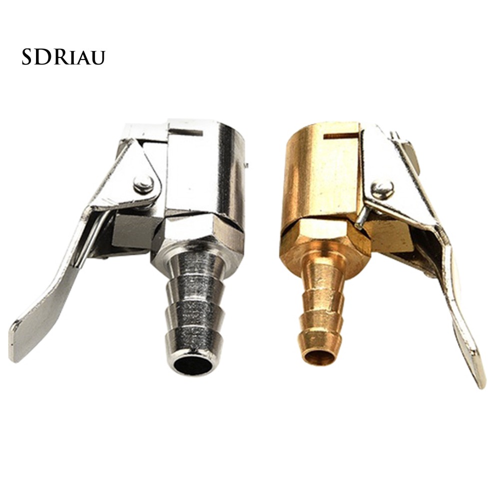 Van bơm lốp xe hơi có kẹp nối ống dẫn khí 6/8mm tiện dụng