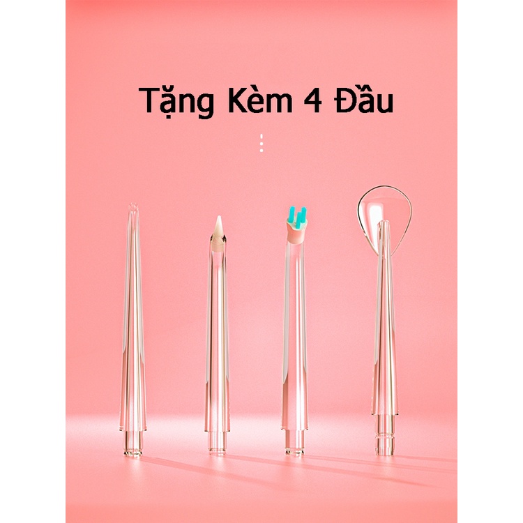 Tăm Nước Oral Irrigator Cầm Tay - Máy Tăm Nước Vệ Sinh Răng Miệng Cao Cấp - Tặng Kèm 4 Đầu Vệ Sinh Răng Miệng