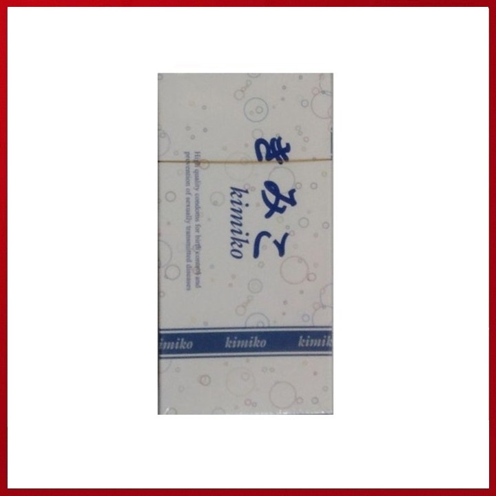 Bao Cao Su KIMIKO - Made In Japan - Siêu Mỏng Không Mùi - [Hộp 12c]