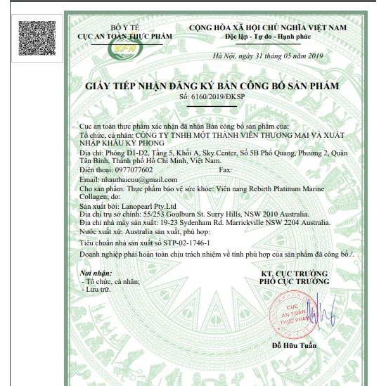 Viên nang Collagen Rebirth Platinum Marine 60 viên | BigBuy360 - bigbuy360.vn