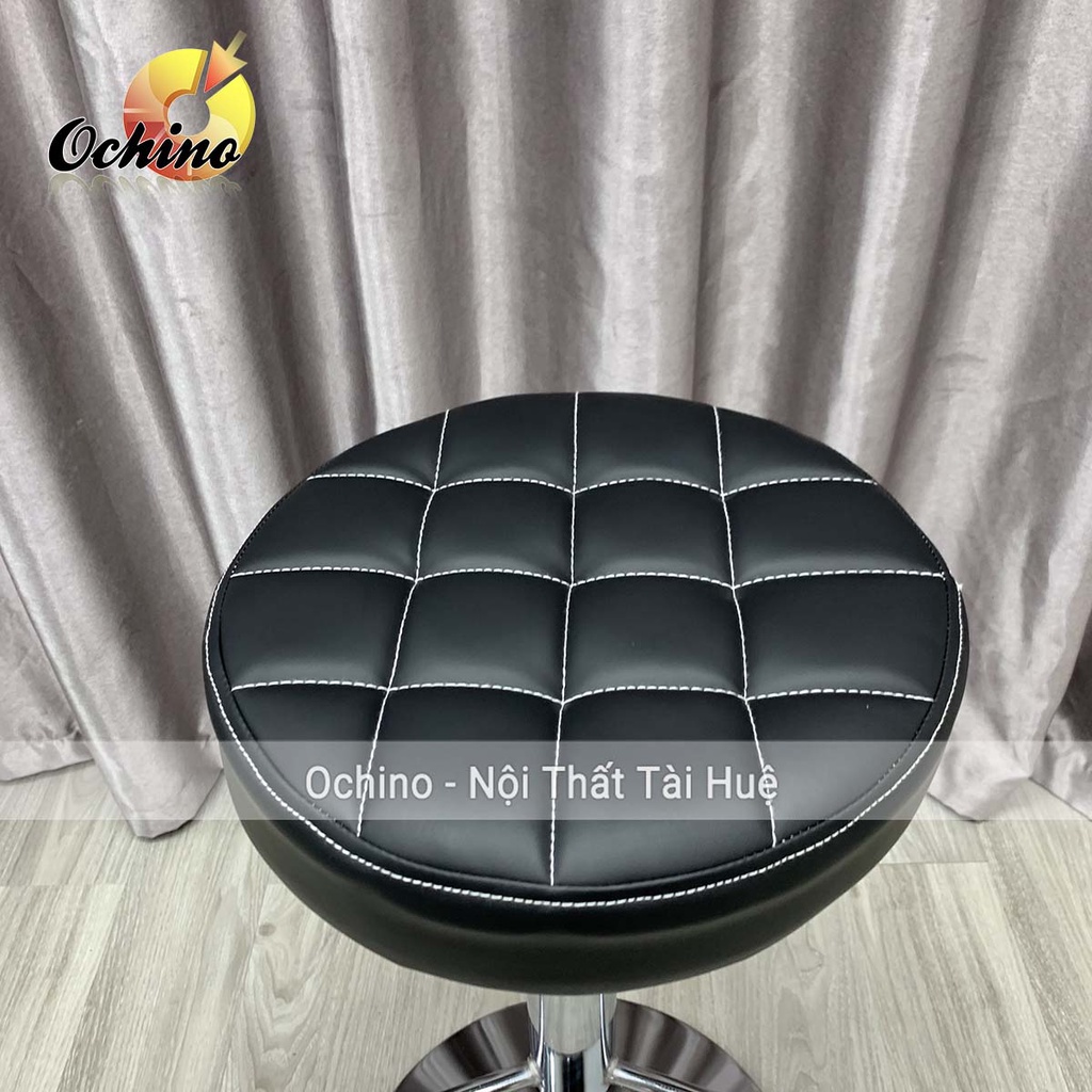 Ghế Bar, Ghế Trang Điểm Mẫu Tròn Múi Sang Chảnh Điều Chỉnh Độ Cao 60/80 Và Xoay 360 Độ (Có Sẵn)
