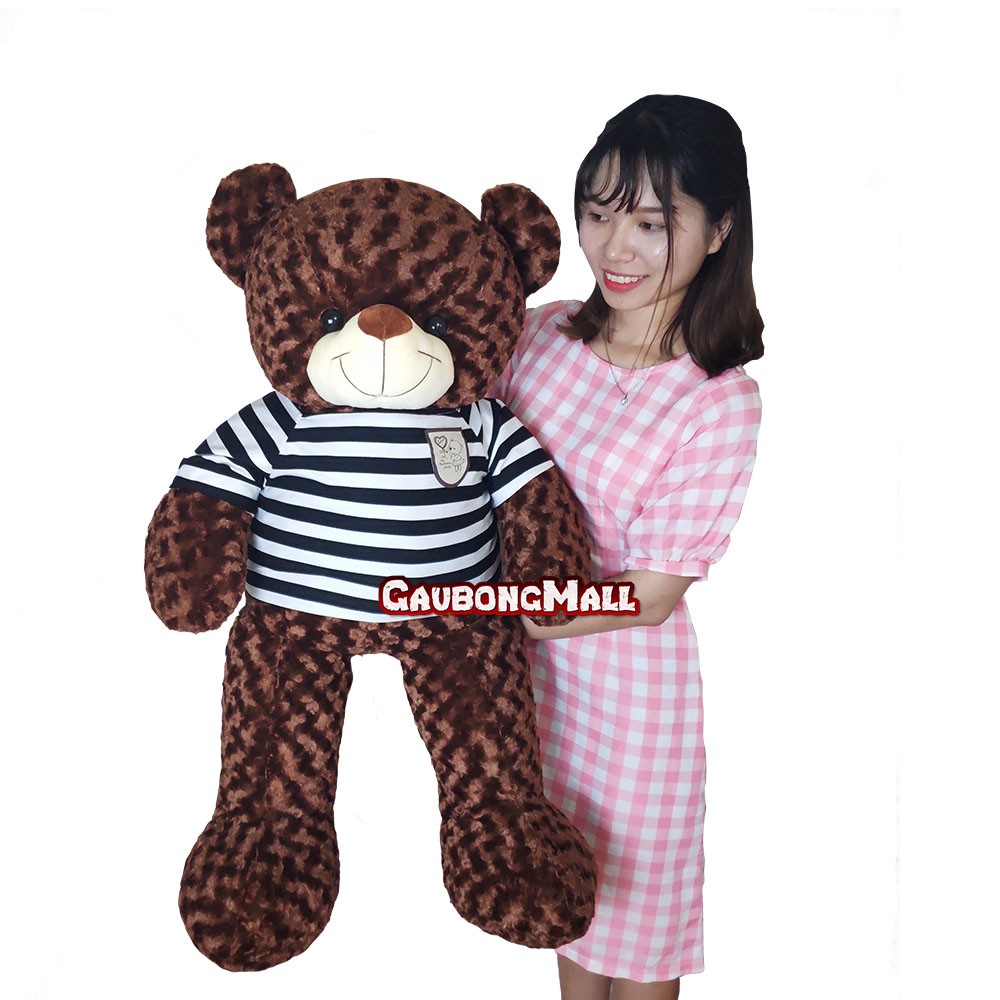 Gấu bông Teddy Cao Cấp, Gối ôm to khổ vải 1m2 Cao 1m hàng VNXK