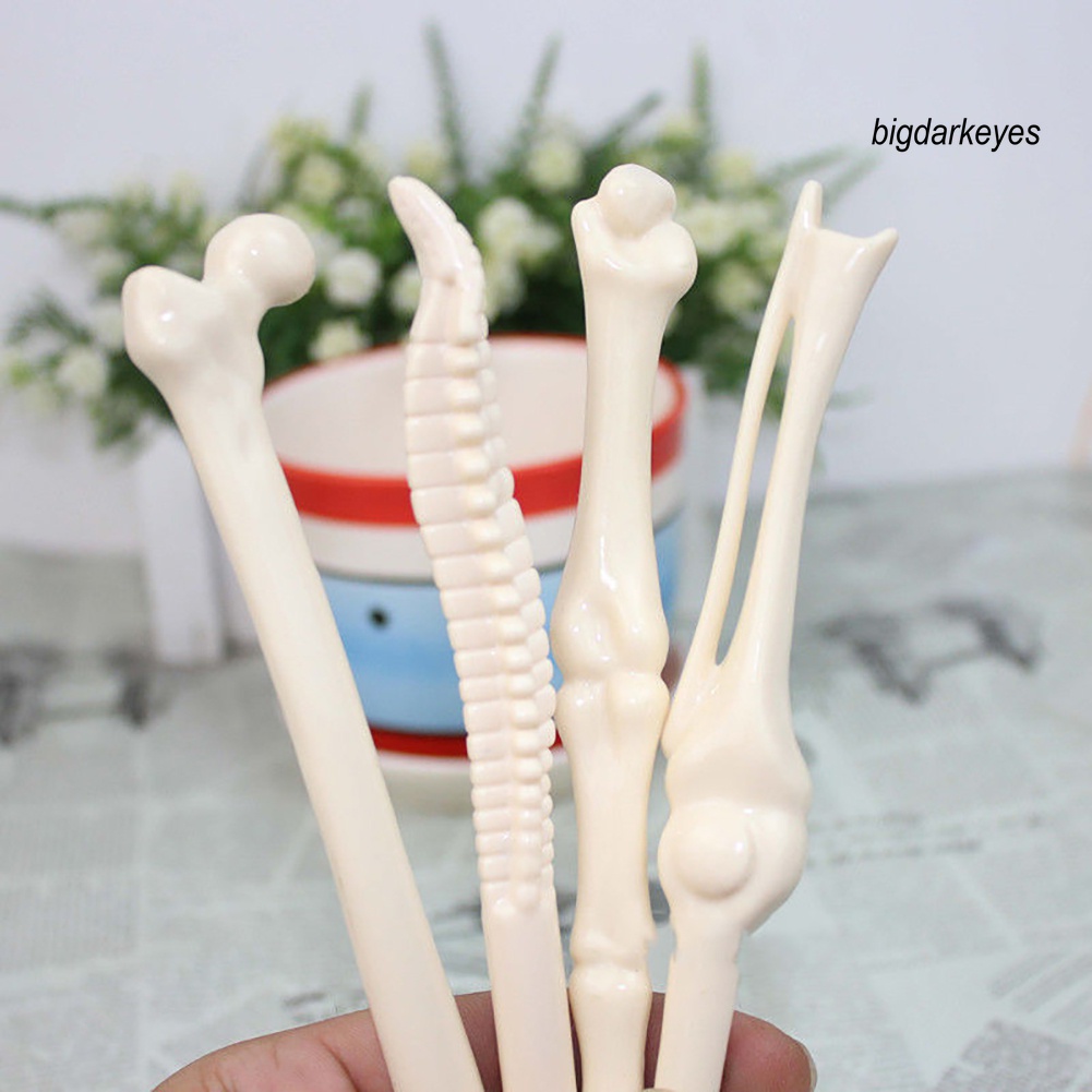 5 Bút Bi Ngòi 0.7mm Hình Cục Xương Sáng Tạo