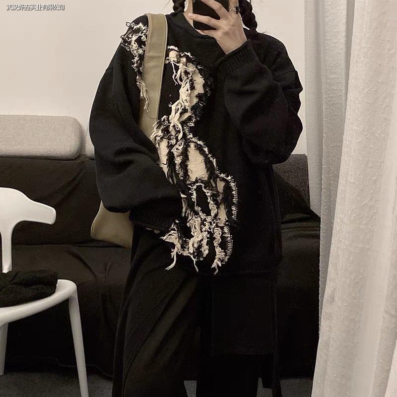Áo sweater cổ tròn phong cách thu đông Hàn Quốc 2021