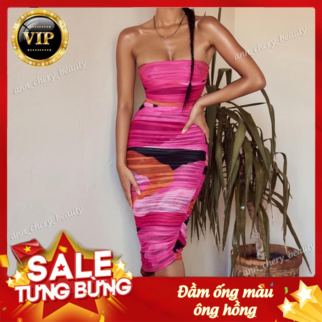 Đầm ống màu ông hồng 💥CAO CẤP💥 váy nữ thiết kế độc lạ - sexy gợi cảm | WebRaoVat - webraovat.net.vn