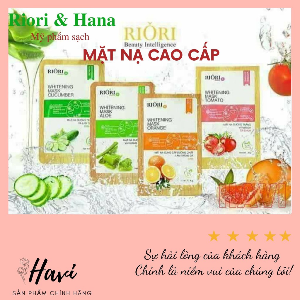 Mặt Nạ Trắng Da Riori [1 Miếng Lẻ]