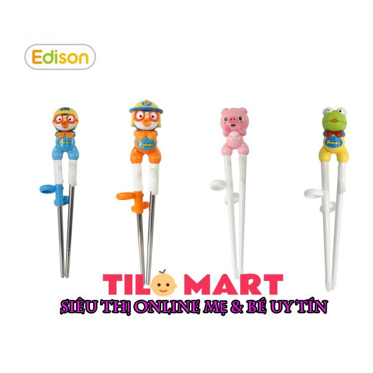 Đũa tập ăn xỏ ngón bằng nhựa Edison