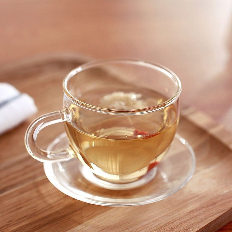 Chén thủy tinh chịu nhiệt có quai 80ml