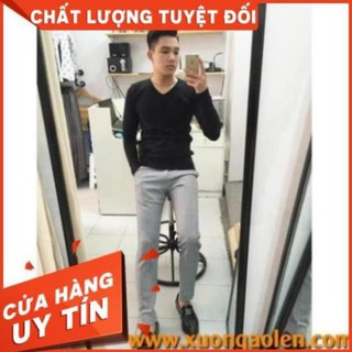 [HOT 2020]Áo len nam cổ tim sợi pha cotton - xuongaolen.com