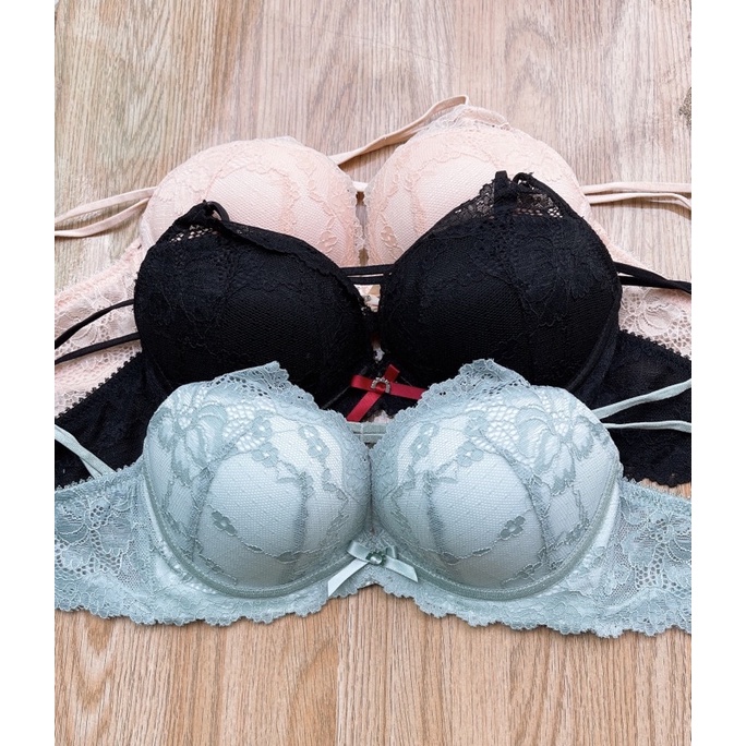 Áo Ngực ren Không gọng Nâng ngực - Áo lót nữ Tròn Quả dây mảnh