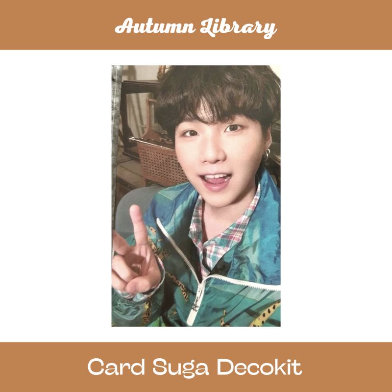 Deco Kit BTS / Card Suga Deco Kit Chính Hãng