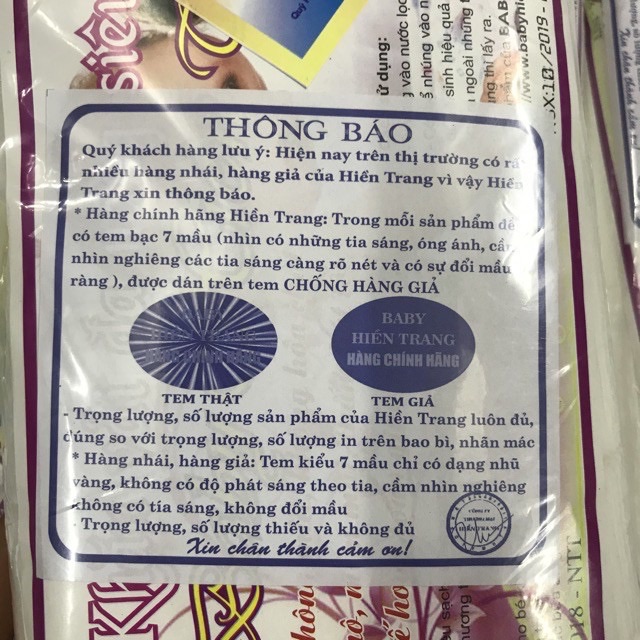 Khăn khô đa năng Hiền Trang, giấy khô đa năng Hiền Trang chính hãng