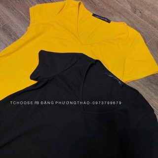 Váy xuông cổ tim siêu mát