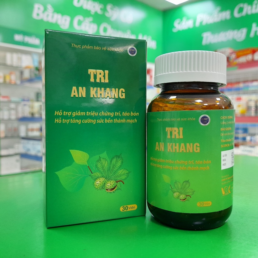Tri An Khang, hỗ trợ giảm triệu chứng của trĩ nội, trĩ ngoại: sa búi trĩ, chảy máu trĩ